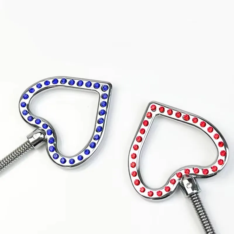 Батіг для лошади из нержавеющей стали 34 см, весло, укороченный хлыст для верховой езды из нержавеющей стали в форме сердца, гибкое весло для шлема