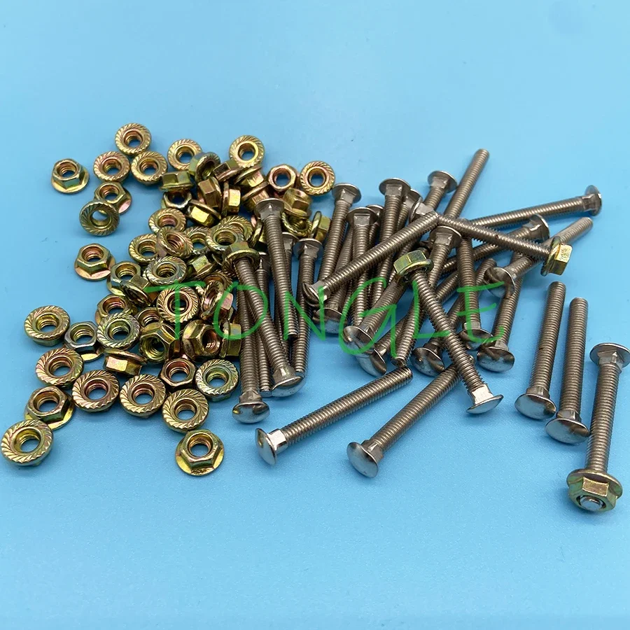 Screw and Nut Fixing Screw Mounting Parts for Coin-operated Games, Arcade Game Machine, 35*4mm, 50 PCs/Lot