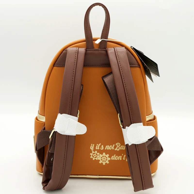 Disney Loungefly Backpack Beauty And The Beast Cogsworth Cartoon Clock Shaped Fashion Daily Use Gift For Disney Fans view 3