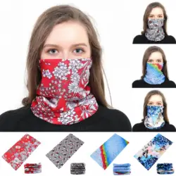 2024 New Fashion Magic Seamless Bandanas For Women Men Multifunctional Headband Sport Mask Balaclava Flower Neck Scarf Skull