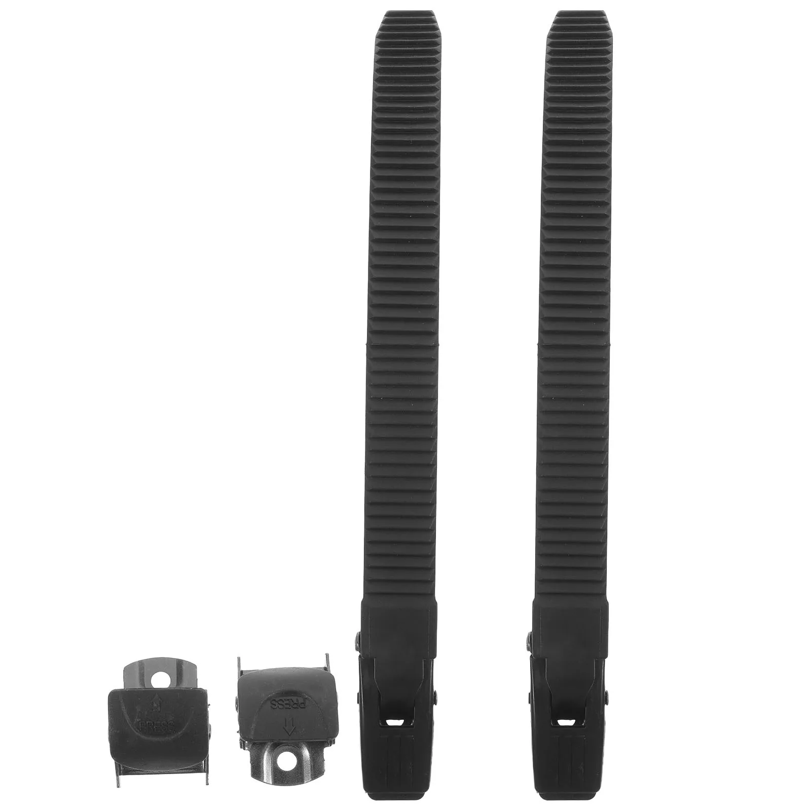 

2Sets Roller Skate Buckle Straps Stylish Design Comfortable Fit Replaceable Buckles for Ice and Roller Skating Supplies