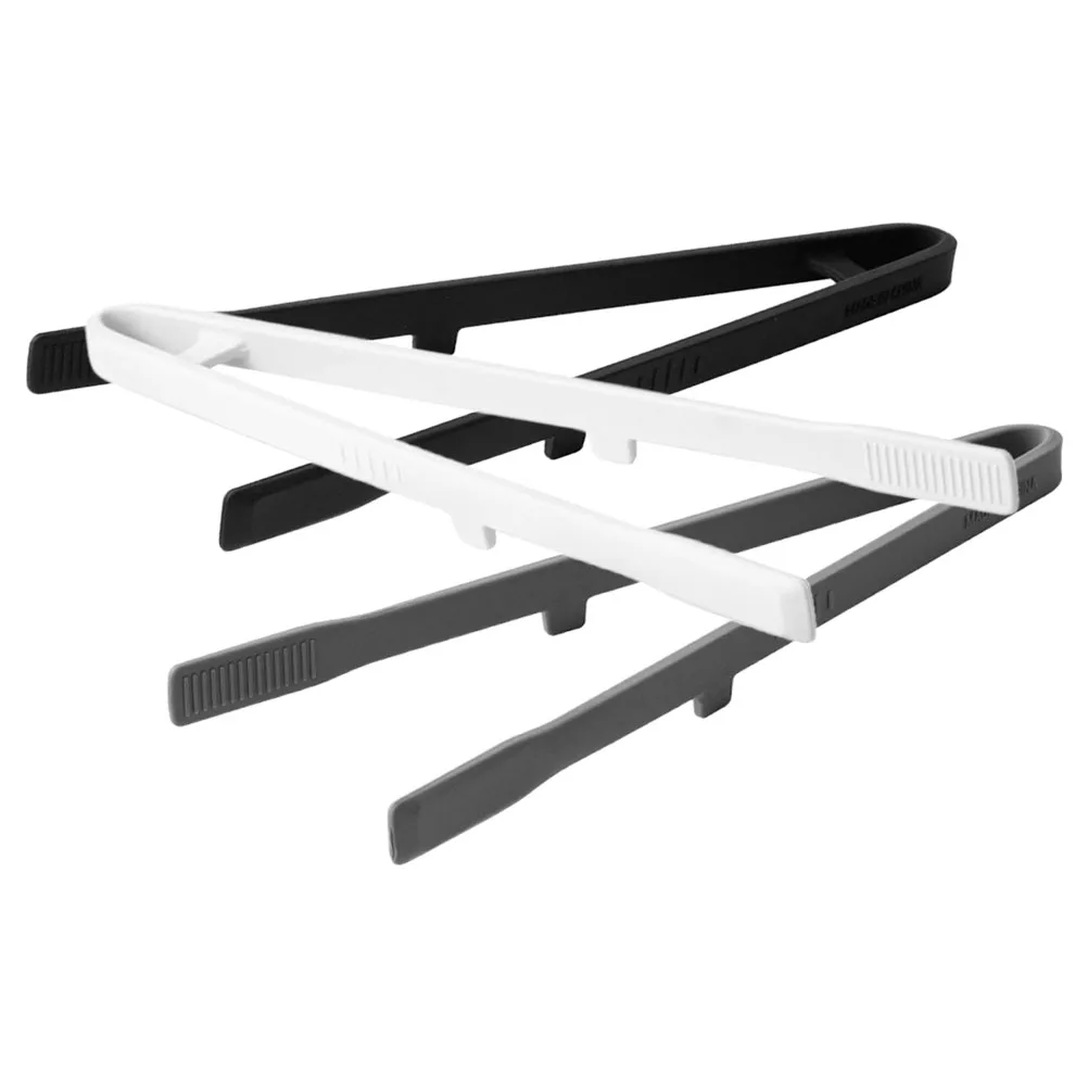 

3 Pcs Silicone Bread Clip Pastry Tongs Bakery Dessert All Inclusive Silica Gel Barbecue Salad Bbq Utensils