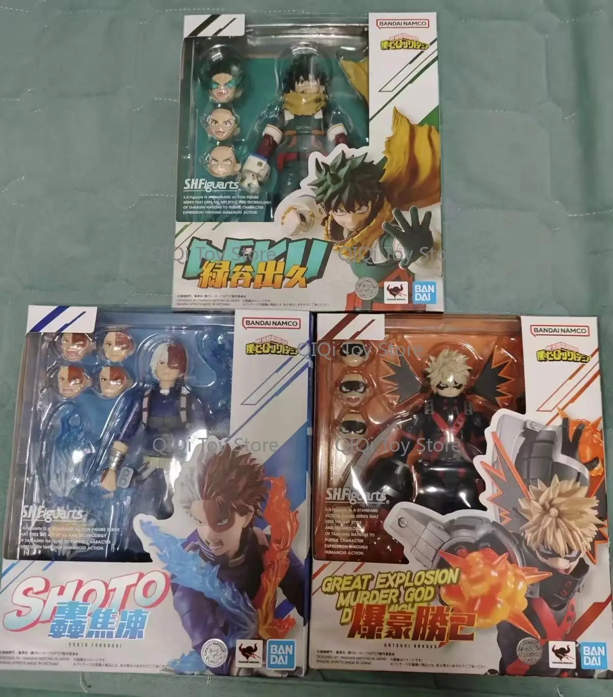 

В наличии: Оригинальные коллекционные фигурки Bandai S.H.Figuarts SHF Изуку Мидория. Аниме-фигурки, модели, игрушки.