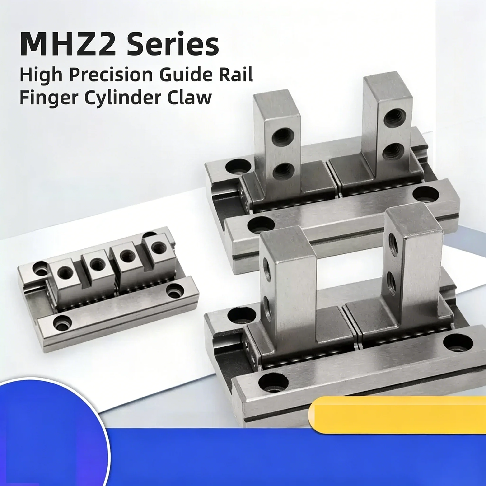MHZ2 Finger Cylinder Gripper Head MHZL2-10D  16D2/20D1/25/32/40N Parallel Gripper Guide Rail Accessories
