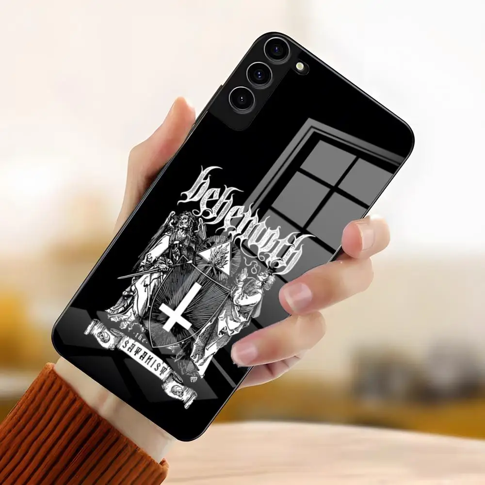 BEHEMOTH Rock Phone Case For Samsung A25 A13 A33 5G A54 A36 A35 A56 A52 A14 Shockproof Glass Cover