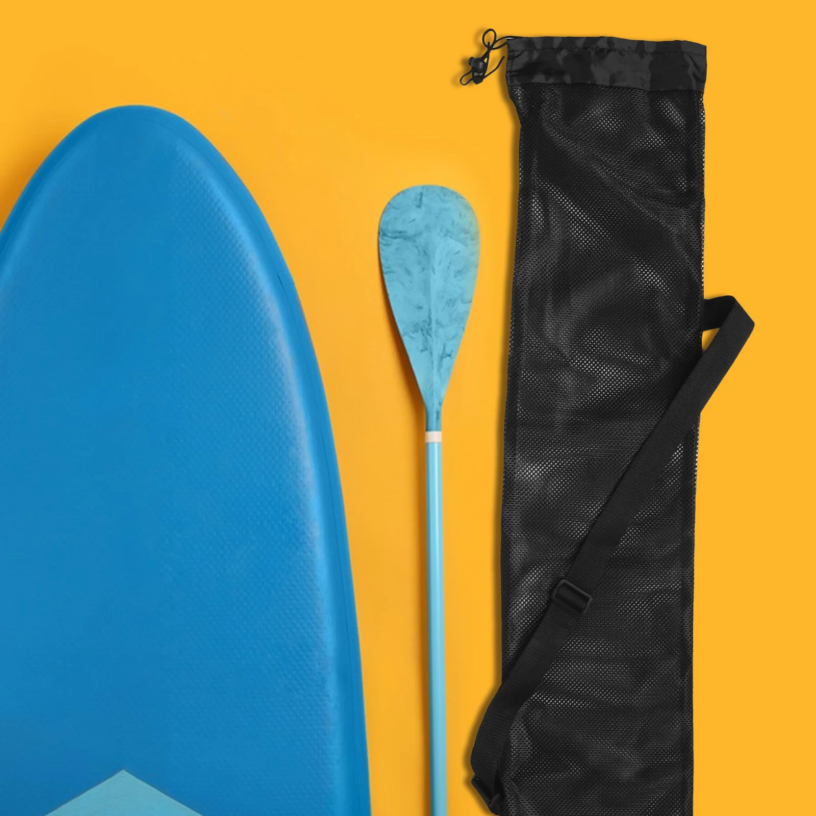 

Outdoor Kayak Paddle Bag Portable Mesh Pouch Canoe Paddles Organizer Durable Reusable Storage Bag for Boating Surfing