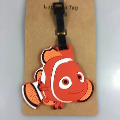 Disney Finding Dory Luggage Tag Silica Gel Suitcase ID Address Holder Baggage Boarding Tag Portable Label