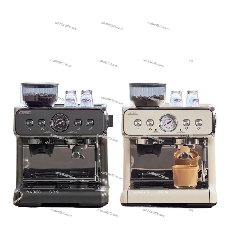 Second Generation S Coffee Machine, Double Heating, Full and Semi Automatic, Commercial, Italian Grinding, All-in-One Machine