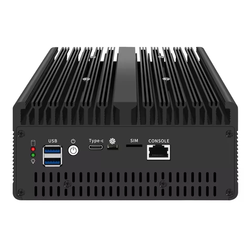New 12th Gen Solid Firewall Appliance Intel Pentium Gold 8505 10G/1G SFP 4*2.5G RJ45 LAN 2*DDR5 NVMe Mini PC Proxmox ESXi Server