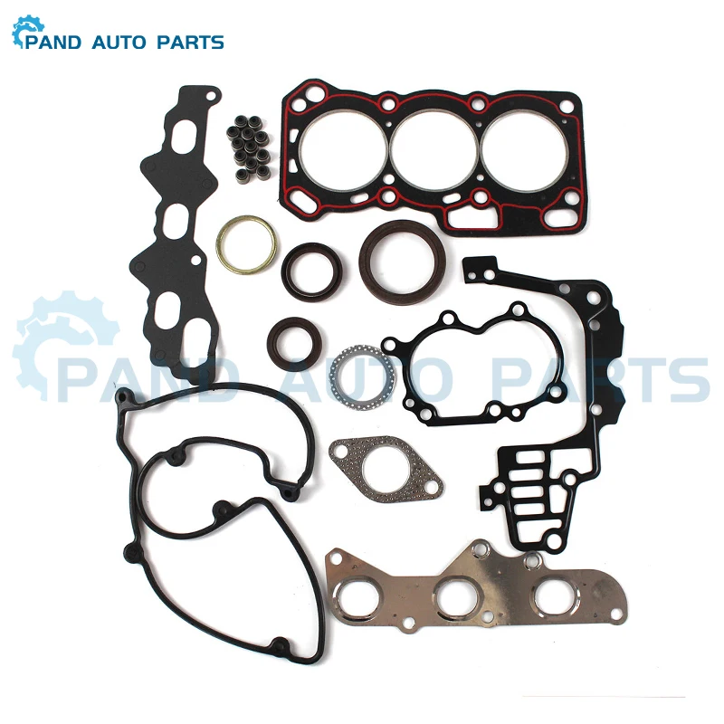 SQR372 Engine Full Head Gasket Kit Fit CHERY QQ QQ3 Joyner Trooper Sand Viper 0.8L Overhaul Rebuilding Oil Seal