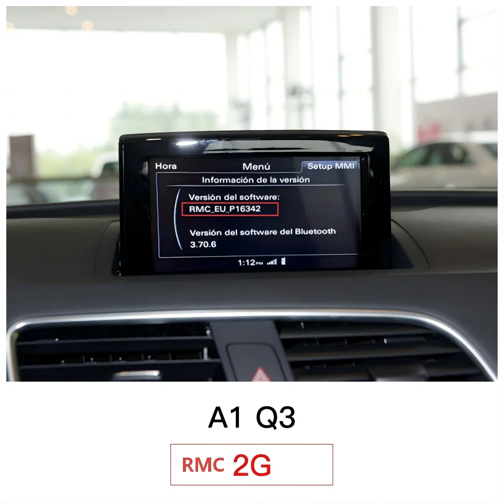 Draadloze Carplay module voor Audi A1 Q3 RMC 2013-2018, ondersteunt Android Auto, autolink, Airplay, achteruitrijcamera, Car Play decoder box