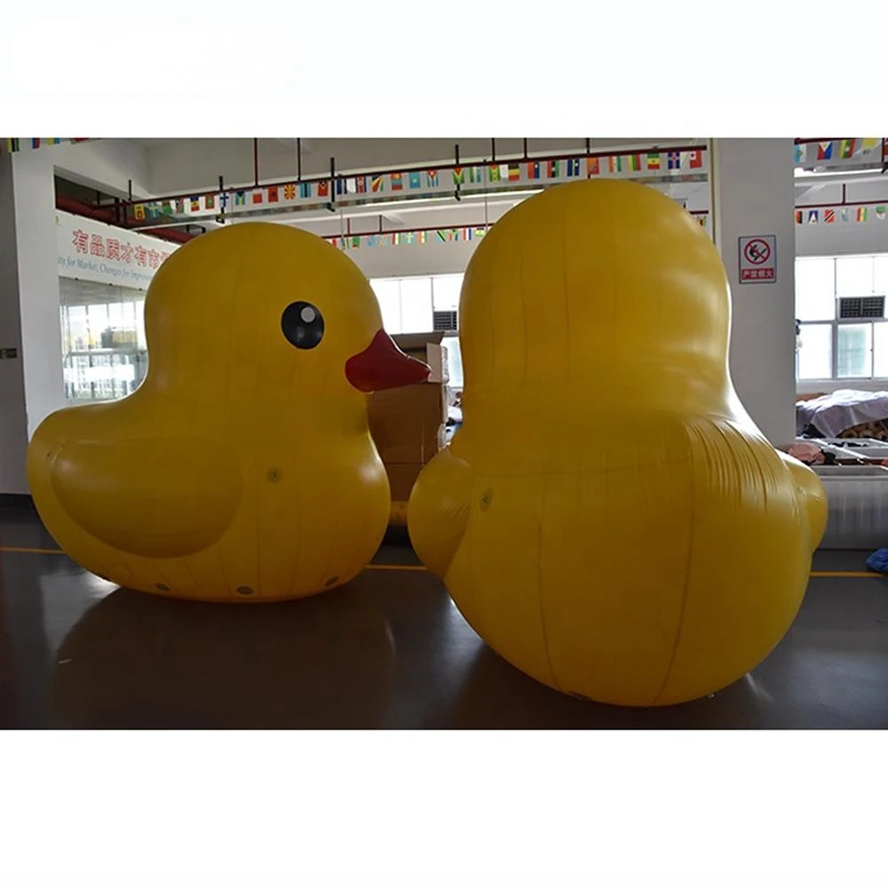 Lovely Cute Airtight Yellow Inflatable Buoy Duck Giant PVC Rubber Ducks for Advertising Showing