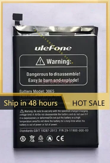 New ulefone armor 5 phone battery 5000mah 3.8V for Ulefone Armor 5 (3065) 5000mAh