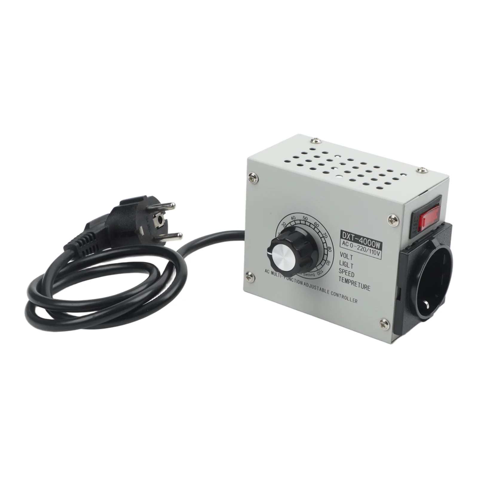 112*85*70mm 4000W AC Controller Adjustable Controller For Motors Multifunctional Controller Galvanized Iron Shell