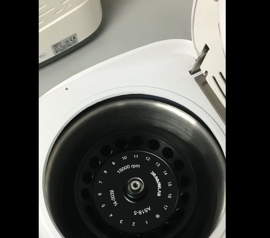 Separation equipment: low-speed benchtop laboratory centrifuge