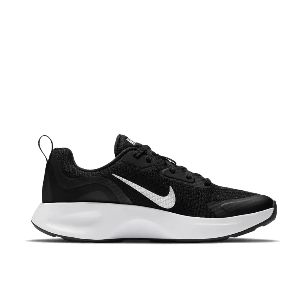 Nike New Listing Wearallday Men's and Women's Low Top Casual Running Shoes Lightweight Breathable Shock Absorbing Sneakers Black