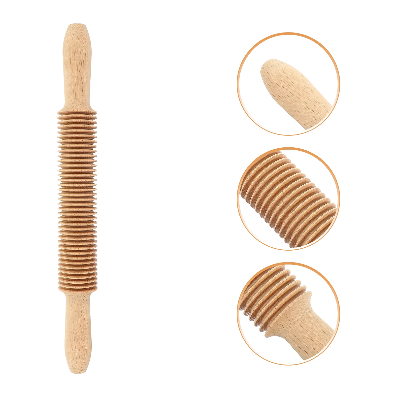 

Frying Pan Pasta Rolling Pin for Home Kitchen Cooking Tool Dough Textured Spaghetti Maker Pastry Roller