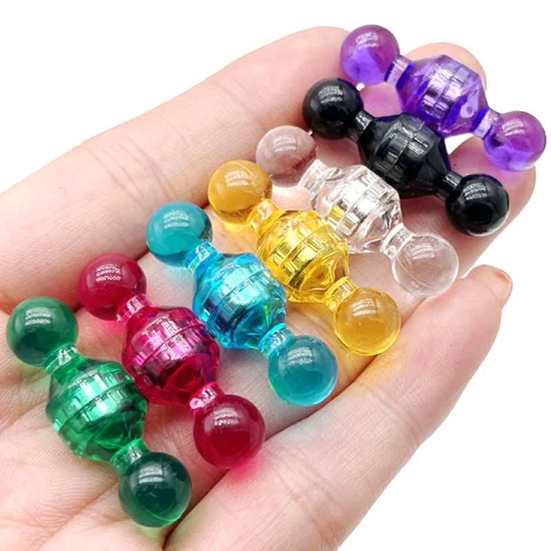 8-120PCS Colorful Magnetic Pushpins Mini Cute Transparent Strong Magnet Neodymium Cone Thumbtacks Fridge School Office Supplies