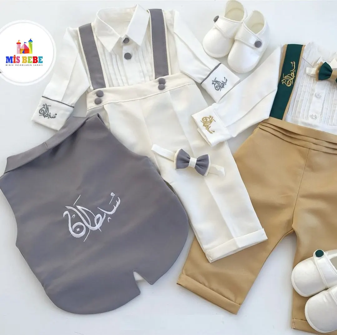 5-Pcs Boy Baby Set Clothing Personalized Outfit Custom Baby Clothes Winter Spring