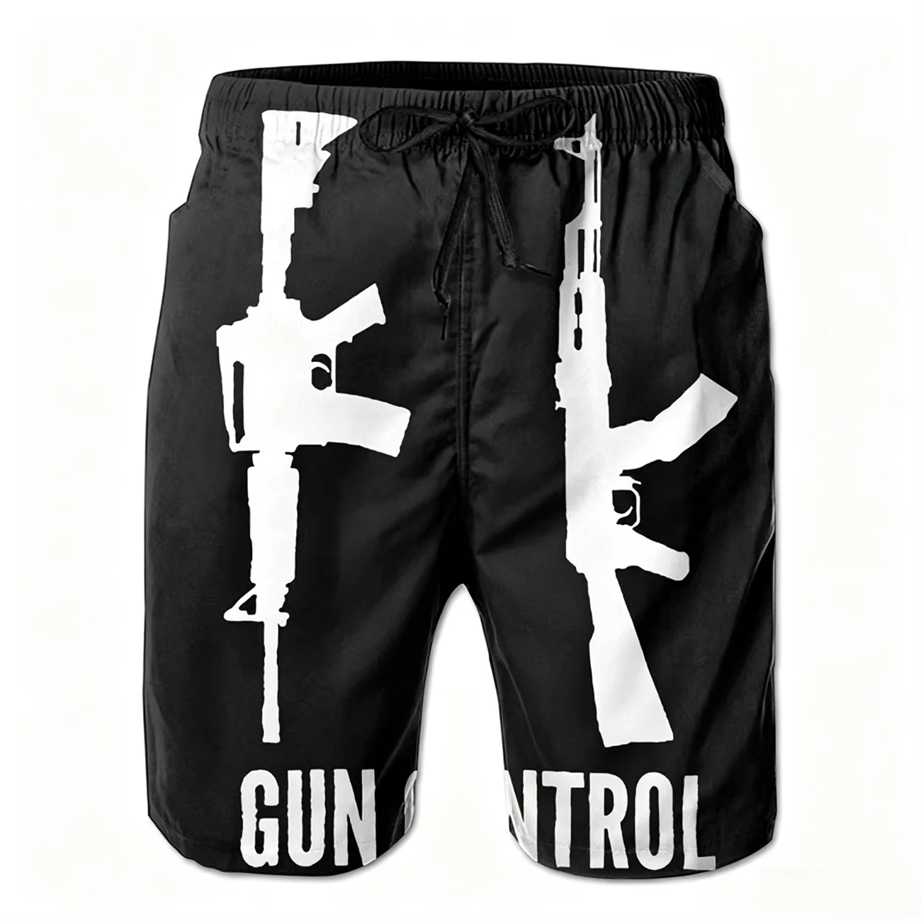 3d Printed Flag Shorts For Kid Gun Design Quick Dry Beach Shorts Moto Casual Summer Running Sports Men Clothes Short Trousers