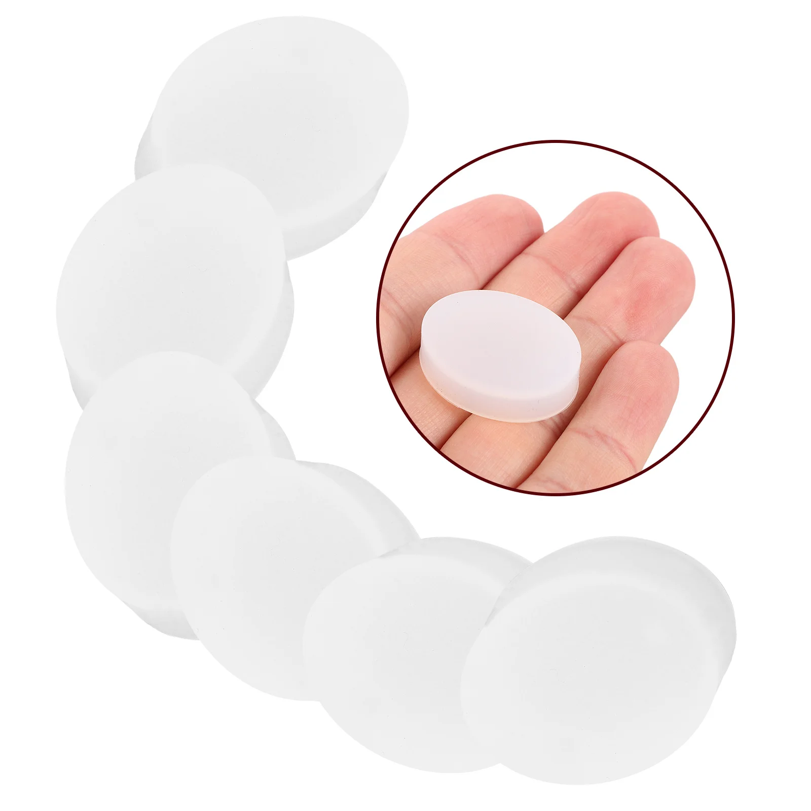 

10Pcs Resin Jewelry Molds Oval Pendant Silicone Mold Hanging Hole DIY Epoxy Resin Necklace Earrings Keychain Accessories