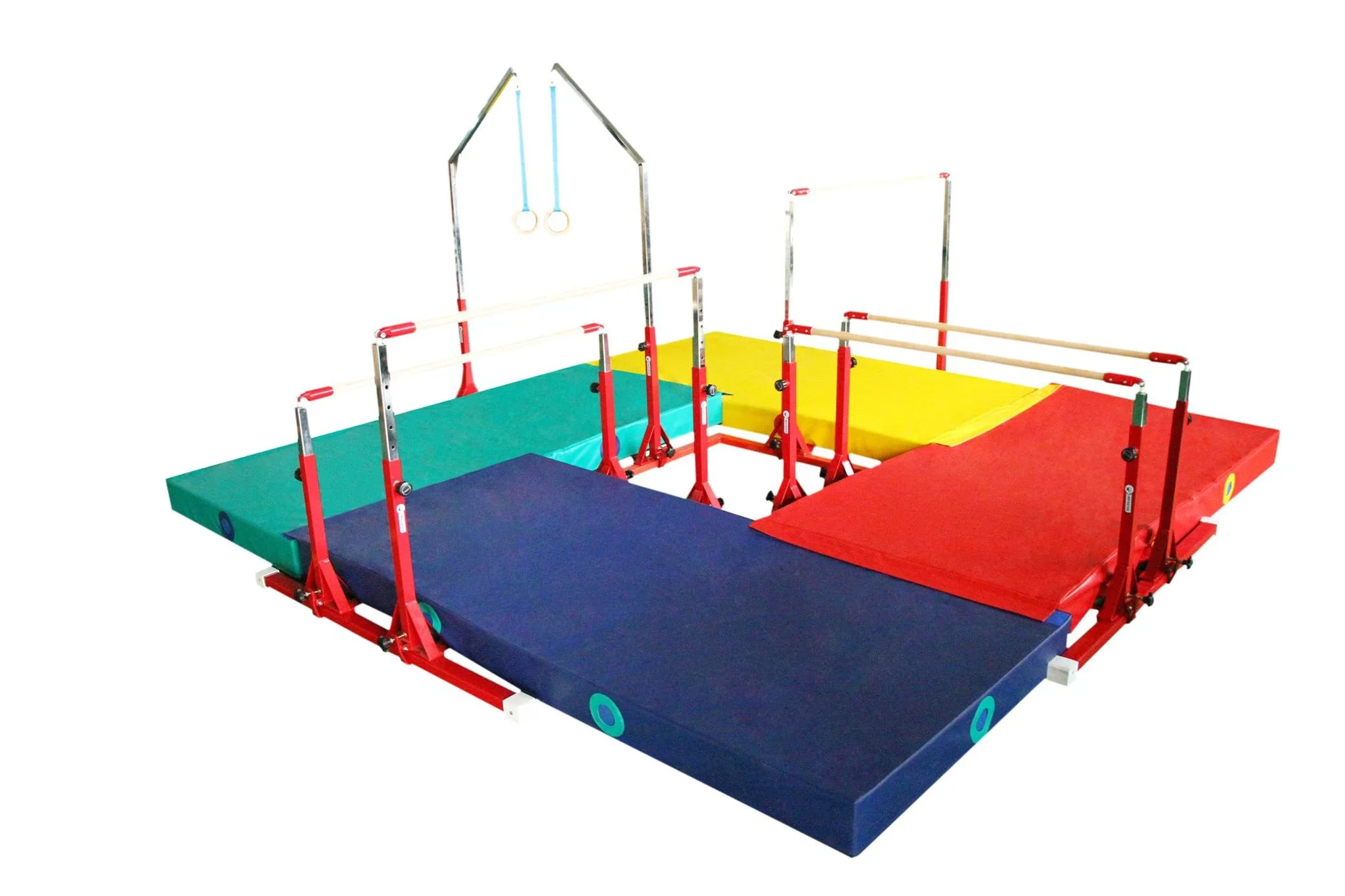 Hot sale  international standard Uneven Bar  gymnastics ring kids gymnastic equipment  for Competition training exported