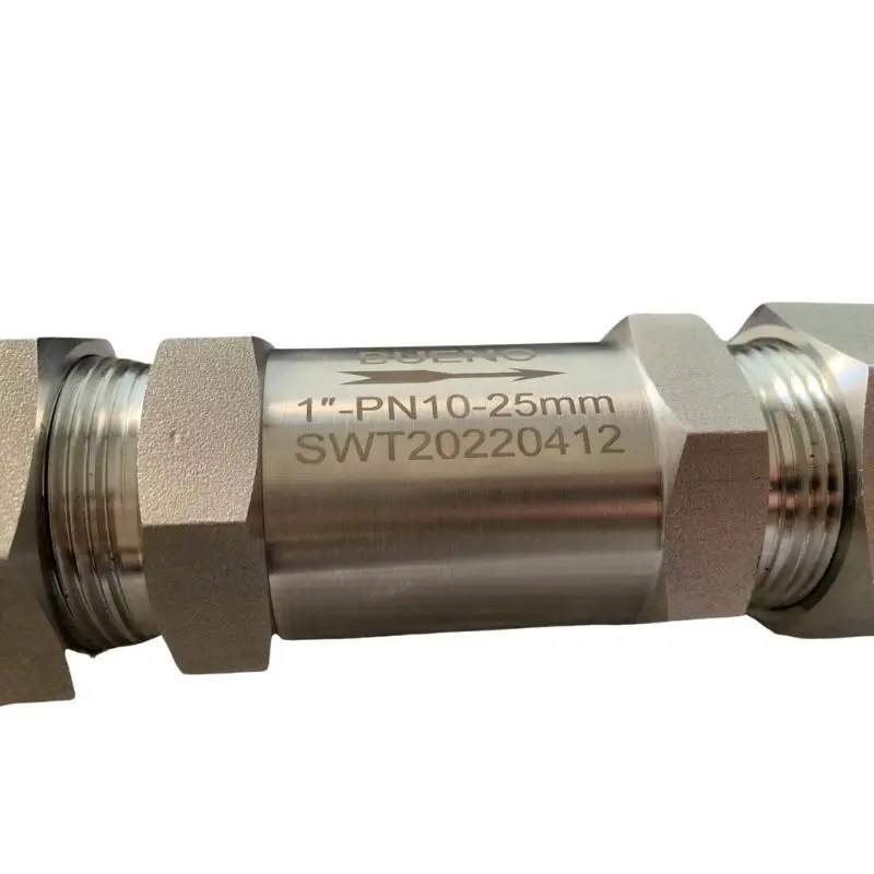 SS304 DN25 NPT Female PN10 Stainless Steel Check Valve High Pressure Non Return Cracking 1 psi CZIT Parker Check Valves