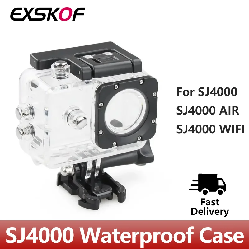 SJ4000 Waterproof Underwater Diving Hard Housing Case For SJCAM SJ4000 / SJ4000 AIR / SJ4000 WIFI 4K Action Camera