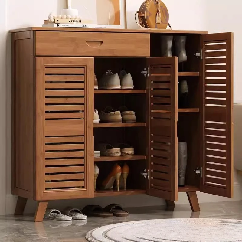 multi-layer non-solid wood dormitory rack Shoe cabinet storage dust-proof shoe rack