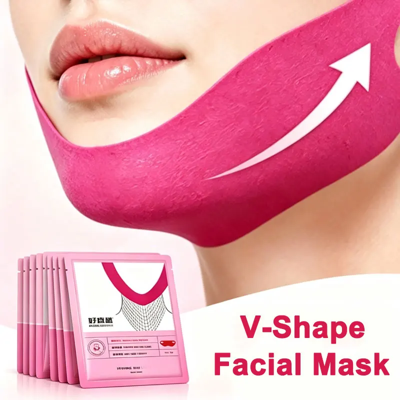 V-Shape Face Lifting Mask Hydrating Moisturizing Patches for Double Chin Cheek Care Mask Lifting Mask Chin Cheek Lift Up Bandage