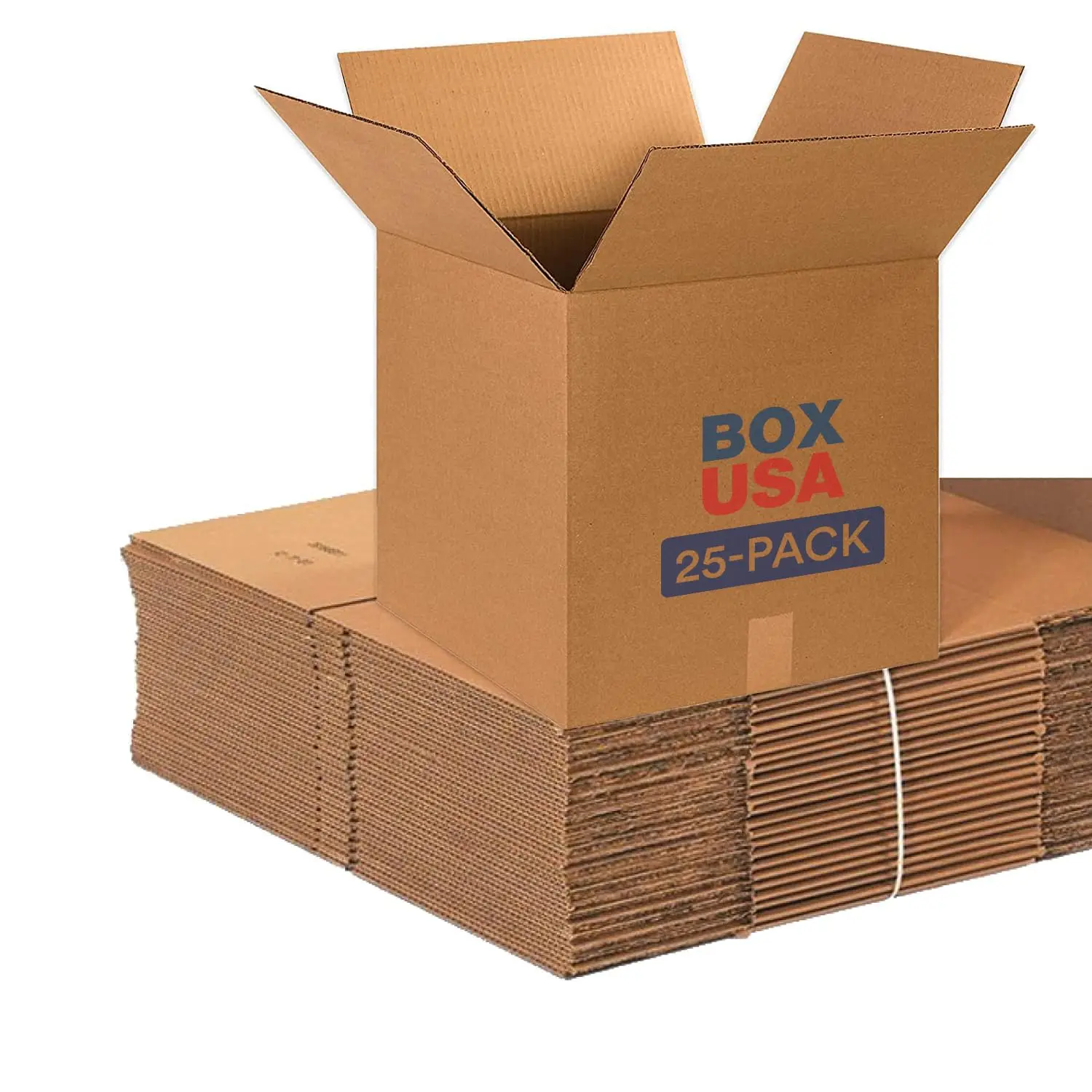 

15x15x15 Corrugated Cardboard Boxes, Pack of 25 for Shipping, Moving, Storage | Strong Bulk Boxes