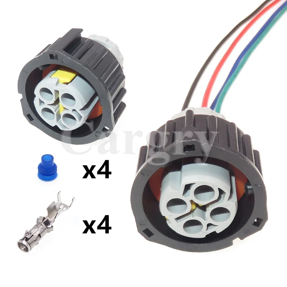 

1 Set 4P 1813137-1 2-1813099-1 2-1813098-1 AC Assembly Auto Speed Sensor Cable Plug Car Odometer Sensor Wire Socket for Howo