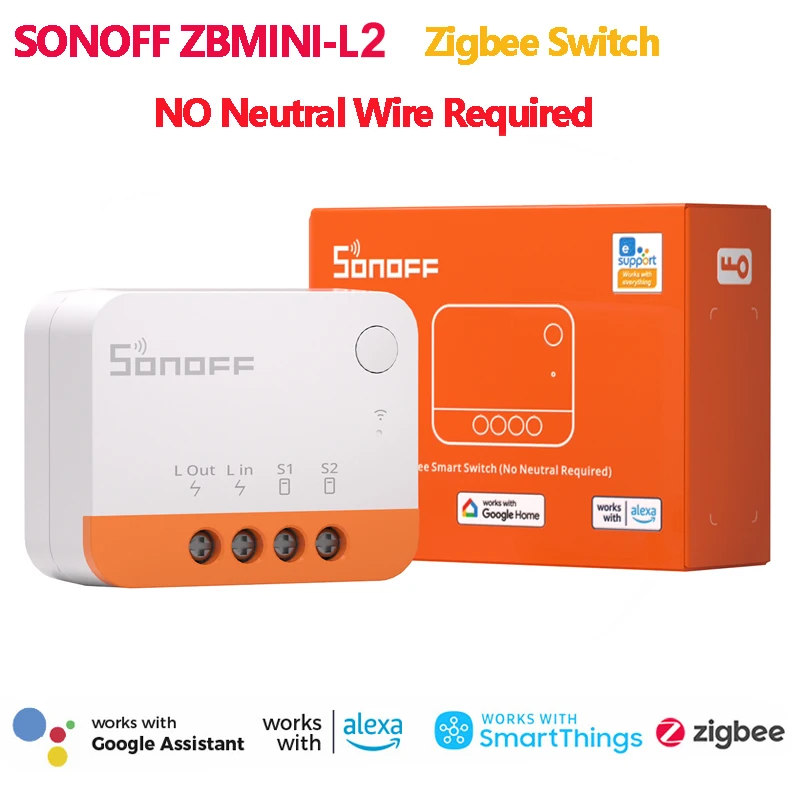 SONOFF Zigbee Sensor SNZB-01P/02P/03P/04P/06P/02D Temperature Humidity ZBMini L2 Wireless Switch Motion Presence Sensor Gateway