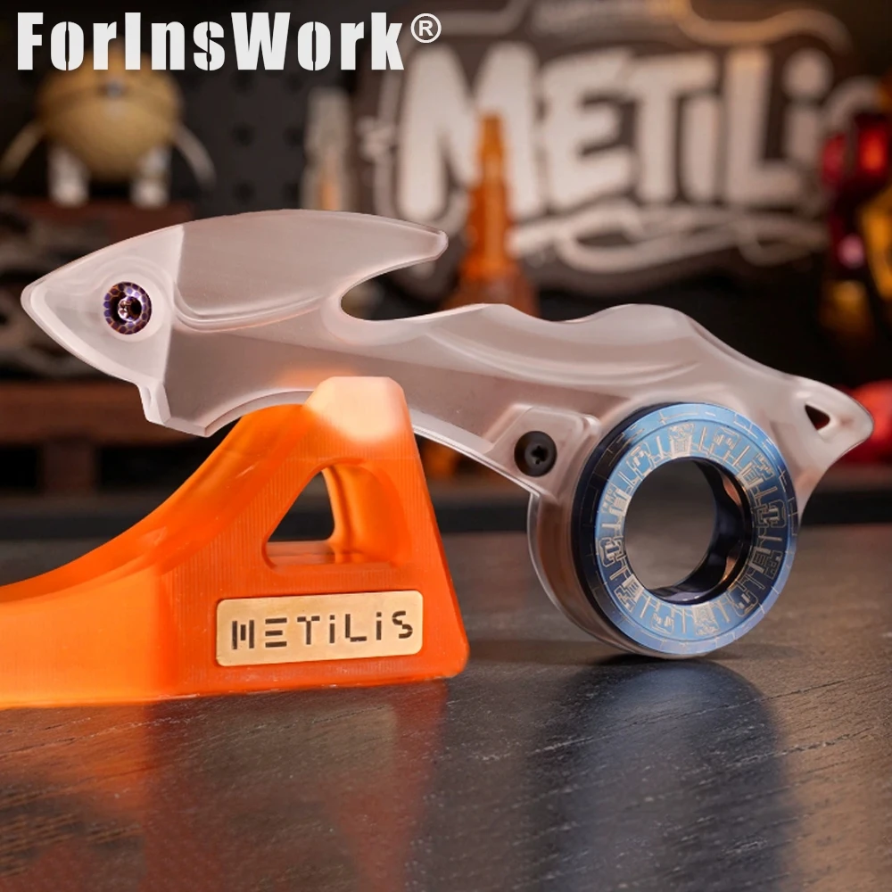 Metilis Depen - Tactical Crowbar Titanium Shark Ratchet Accessories Crowbar Bottle Opener Wrench Nail Puller Toys