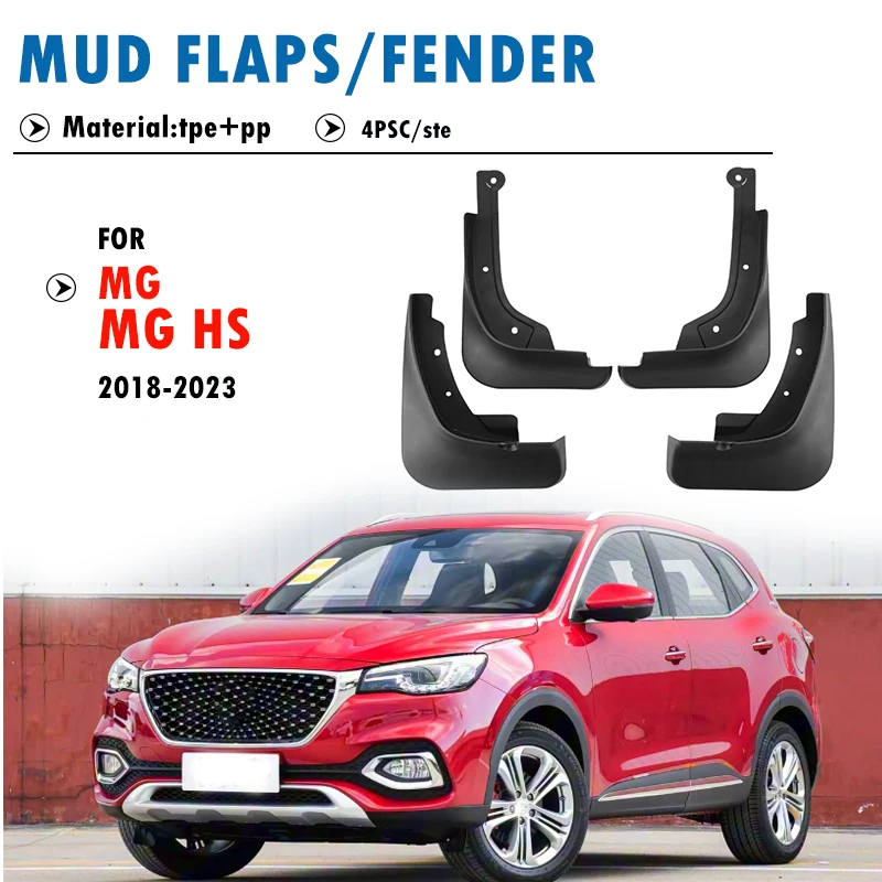 

For MG HS 2018 2019 2020 2021 2022 2023 Mud Flap Splash Guard Mudguard Fender Mud Flaps Accessories Front Rear 4pcs