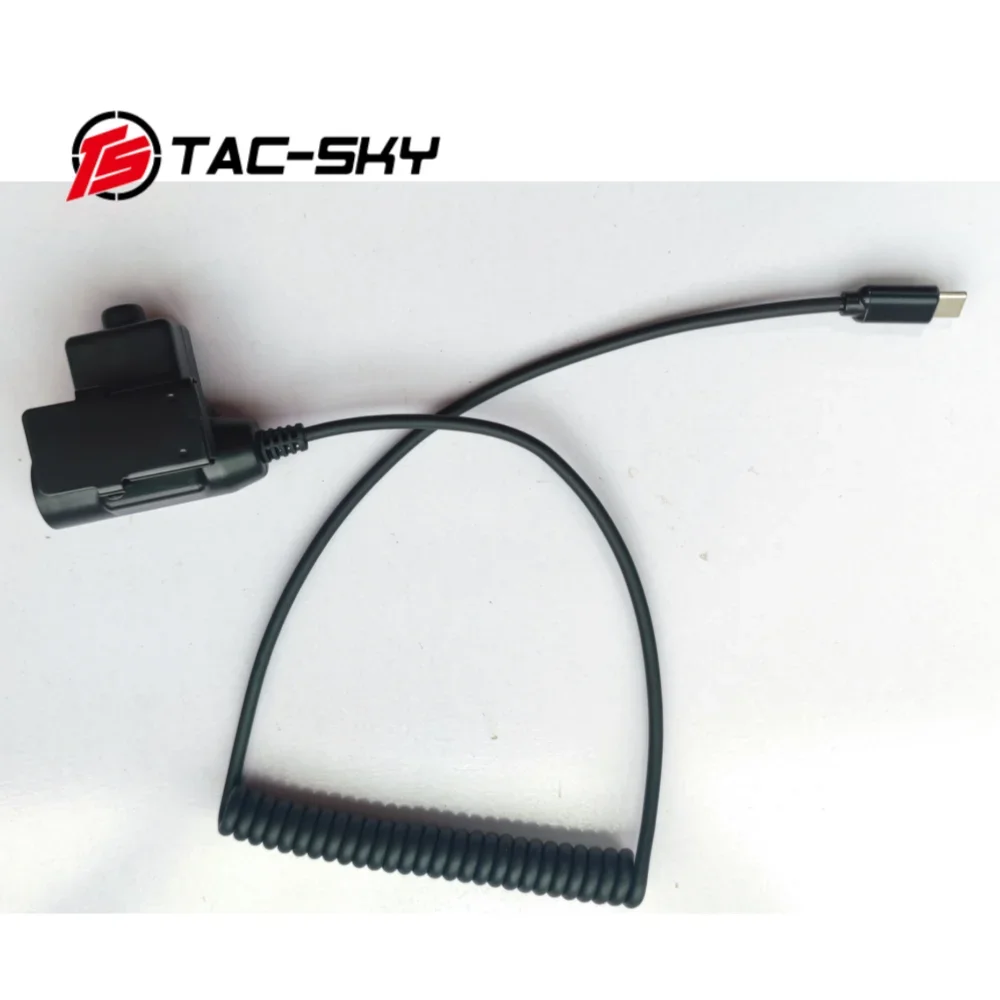 TS TAC-SKY Tactical Accessory Android Plug U94 PTT Adapter for COMTAC SORDIN Tactical Headset & Android Jack Phone