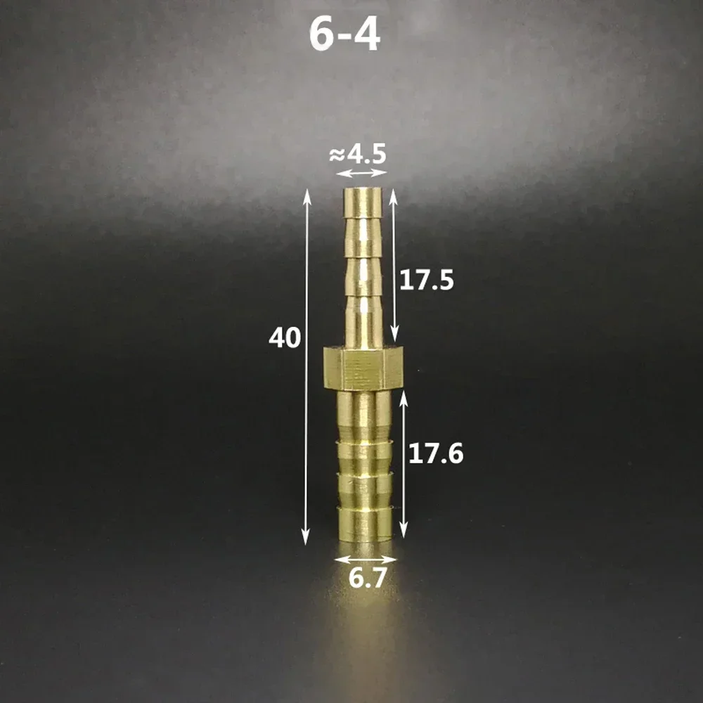 2.5 3 4 6 8 10 12 14 16 19 25 32 Mm Slang Weerhaak Hosetail Rechte Reductor Adapter Overdracht Messing Pijp Fitting Water Gas