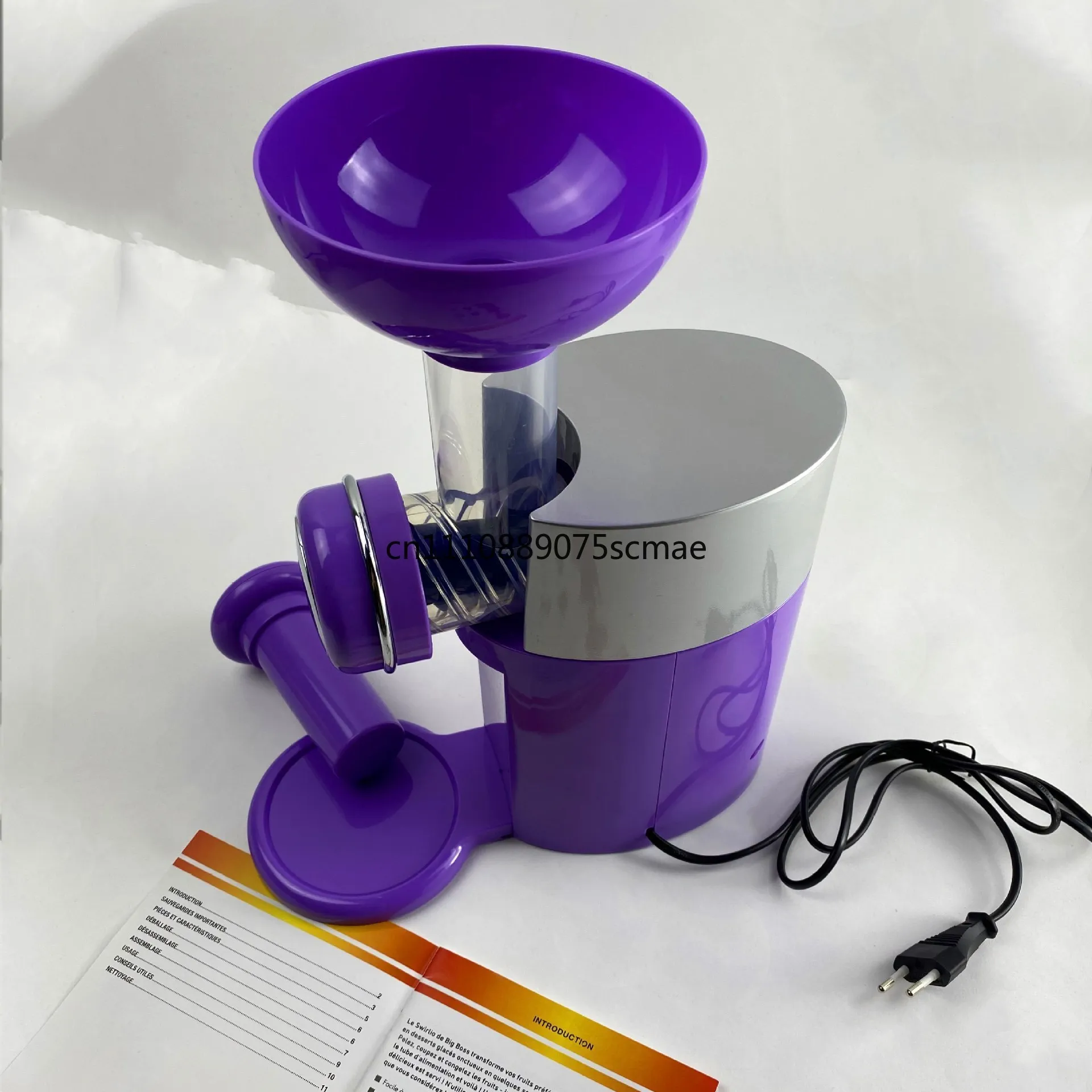 Home fruit ice cream maker - fully automatic sorbet machine - fruit & vegetable ice pops - smoothie blender