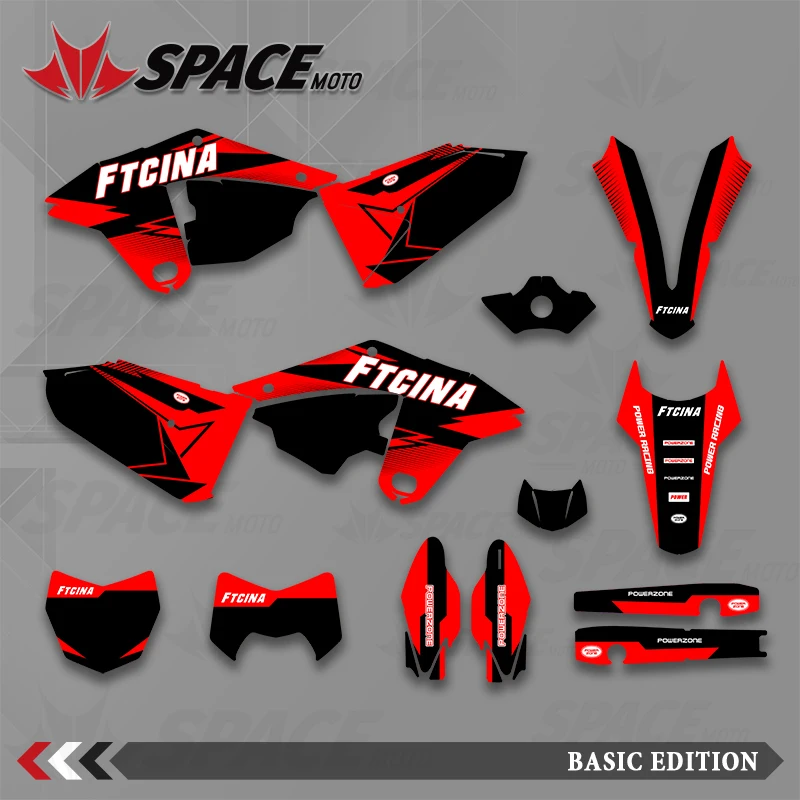 

SPACE MOTO For 2021 FANTIC 120 250 XX Graphics Background Decals Stickers Motorcycle