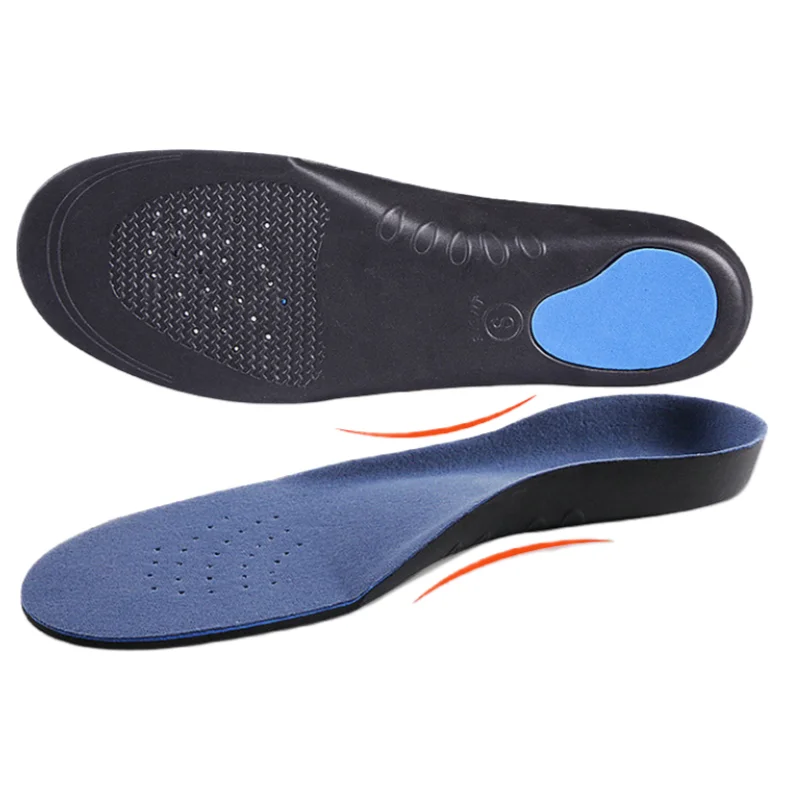 

1pair Arch Support Insoles for Flat Feet Non-corrective Design Shock-absorbing Foot Pad Breathable Inserts Sport Running Sole
