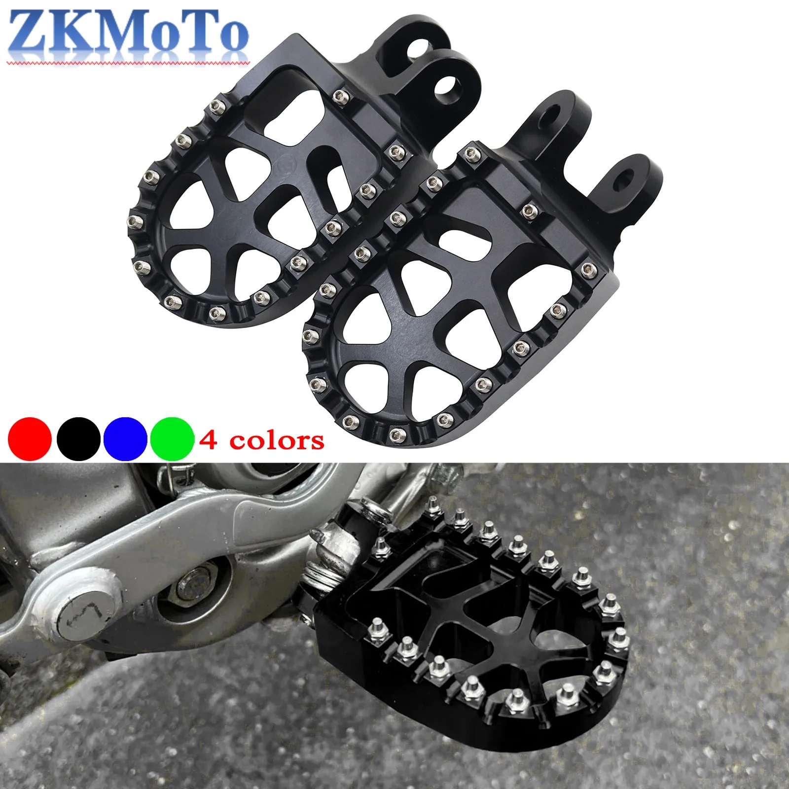 

FootRest Foot Pegs Pedal For XRV650 XRV750 CRF1000L CRF230L CR80R XR250R XR400R XR650L KLX250R KLX300R KLX650 KLX650R KLR650