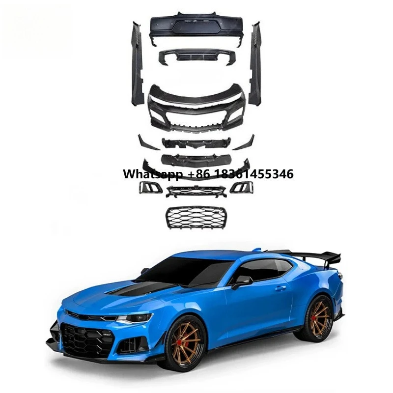 

New Product Auto Parts ZL1 Style Full Set Body Kit Front Bumper Rear Bumper Front Lip Rear Diffuser Side Sk