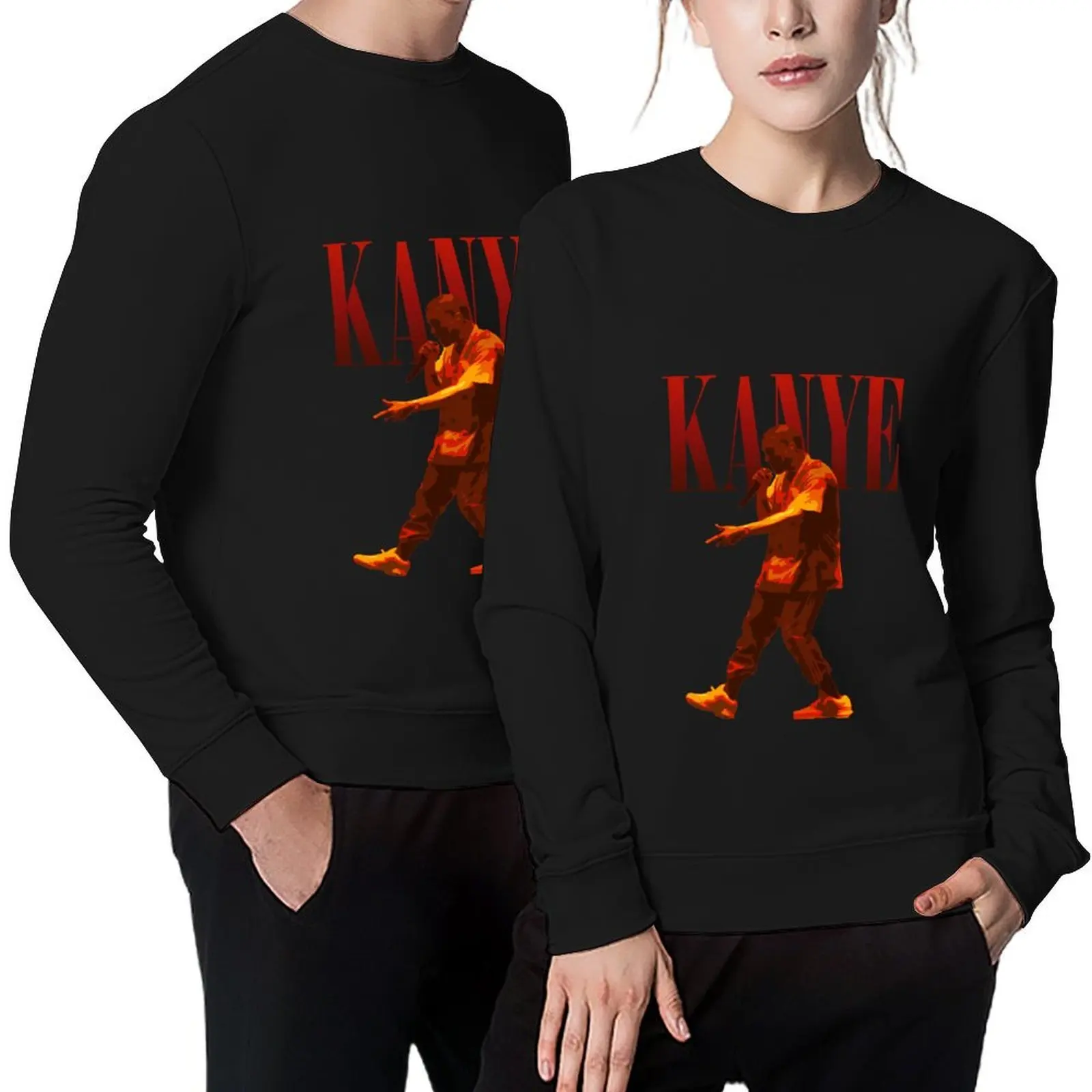 

kanye west concert sticker Pullover men's coat mens clothing aesthetic clothing tracksuit new sweatshirts
