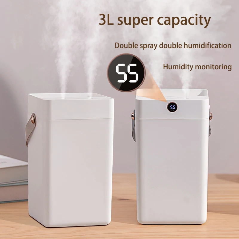 

Capacity Air Humidifier with Screen Display Air Aroma For Difusores Humidificador Diffuser Essential Oils for Home Office