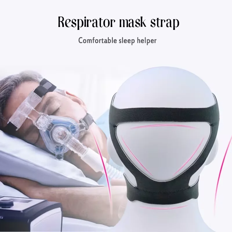 Universal Headgear CPAP Nasal Mask Elastic Fiber Anti-snoring Head Band Respironics Replacement Sleep Apnea Ventilator Head Belt