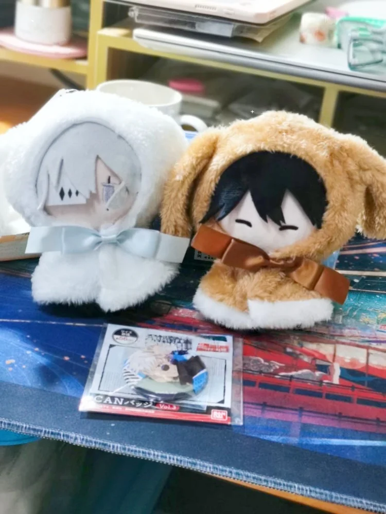 Bungo Stray Dogs Dazai Osamu & Edogawa Rampo Anime Maumet Puppet Throw Pillow Cartoon Decorative Cosplay Stuffed Plush Toy Gift