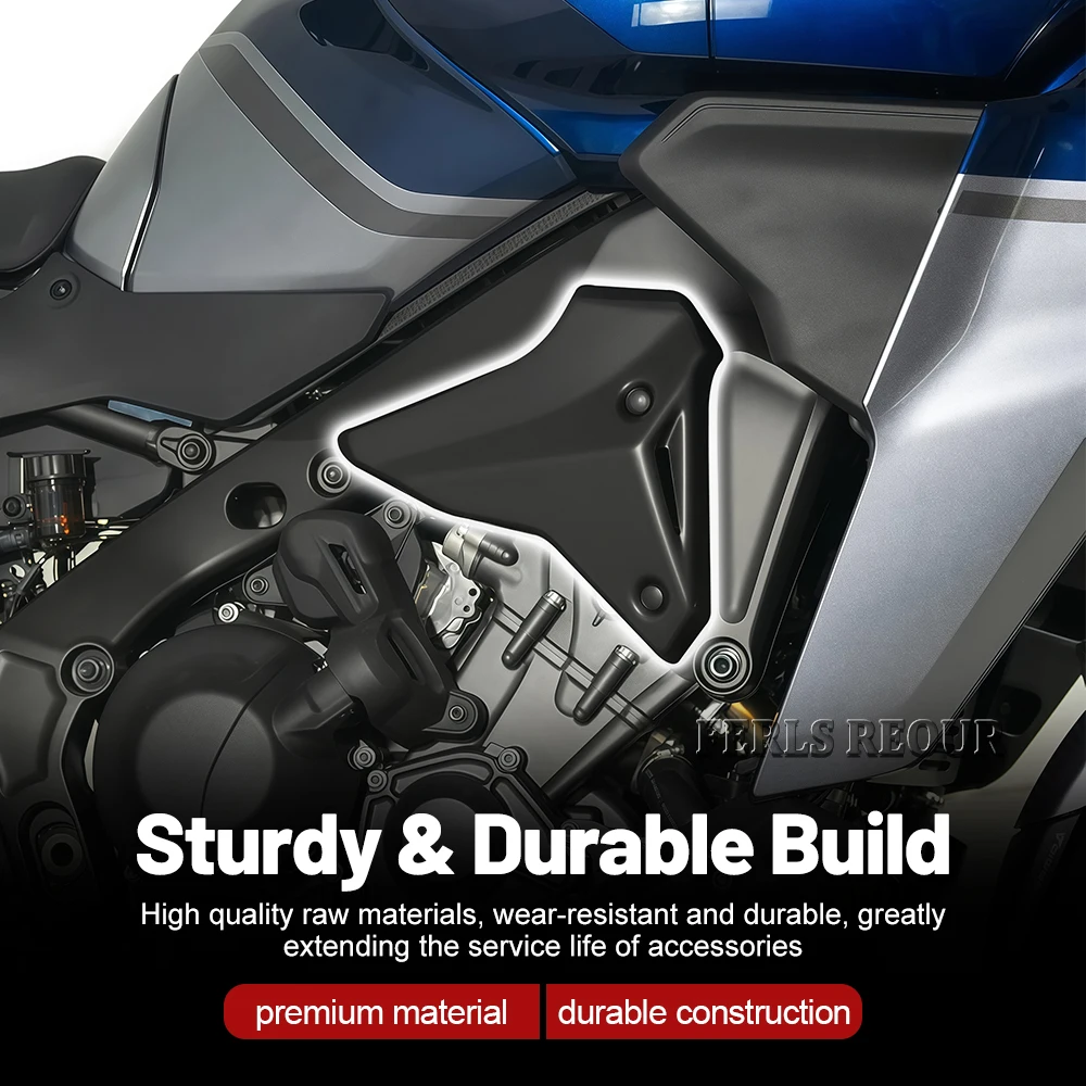 Suitable for Yamaha Tracer 9 GT/GT+ models (2021–2025): ABS panel covers, side frame components, and fairing parts