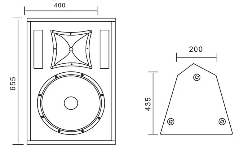 Os fabricantes vendem a um preço baixo Equipamento de som profissional Sistema de alto-falantes ao ar livre