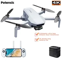 Potensic 4K Camera Drone Professional Mini Drone with 3 Axis Gimbal GPS 6KM Brushless RC Toys Quadcopter for Travel Gifts ATOM