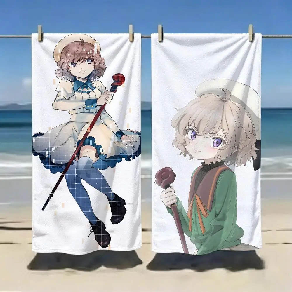 Urban Supernatural Anime I-In Spectre Towel Microfiber soft Beach Towel for Travel Fitness Sauna Bathing Camping